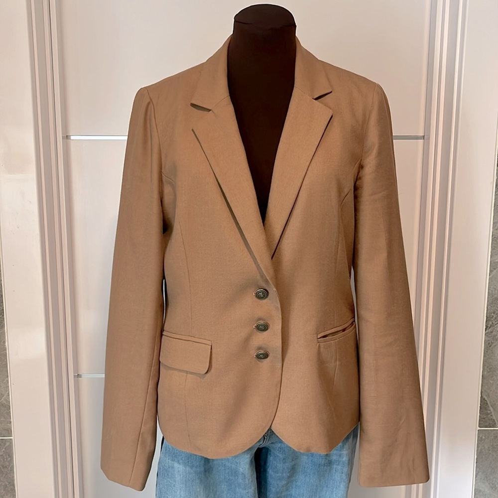 XXI Essentials business jacket size large in beige / light brown